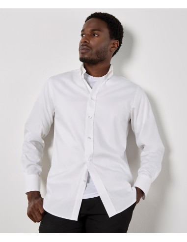 KUS-KK188-Chemise Oxford de première qualité à manches longues slim
